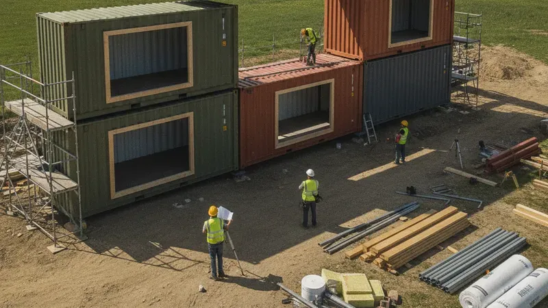 Construction maison container : guide complet avant de se lancer