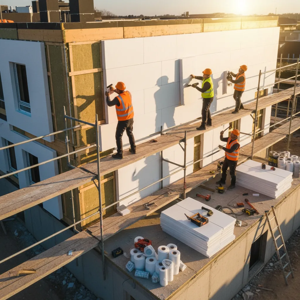Extension bioclimatique ajoutée à une maison individuelle